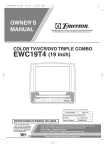 Emerson EWC19T4 Owner's Manual
