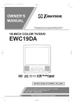 Emerson EWC19DA Owner's Manual