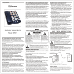 Emerson EM301 User's Manual