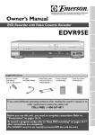 Emerson EDVR95E Owner's Manual
