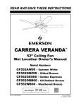 Emerson CF552GBZ00 User's Manual