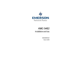 Emerson AMC-S402 User's Manual