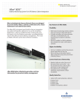 Emerson Alber BDSi Brochures and Data Sheets