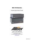 Emerson Alber BDS-40 Brochures and Data Sheets