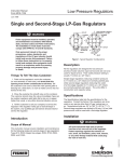 Emerson 912 Series Pressure Reducing Regulators for LP-Gas Service Instruction Manual