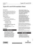 Emerson 67C Installation Instructions