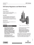 Emerson 630 Regulator Instruction Manual