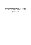 eMachines D620 User's Manual
