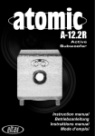 Eltax Atomic A-12.2R User's Manual