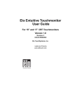 Elo TouchSystems CRT Touchmonitors User's Manual