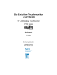 Elo TouchSystems 1725L Series User's Manual