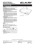 Elkay DRKAD2822 User's Manual