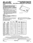 Elkay DRKAD User's Manual