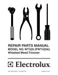 Electrolux WT420 User's Manual