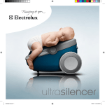 Electrolux Ultra Silencer User's Manual