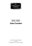 Electrolux SIG 500 User's Manual