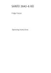 Electrolux SANTO 2642-6 KG User's Manual