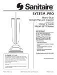 Electrolux S670 User's Manual