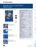 Electrolux EIMED55I User's Manual