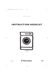 Electrolux EWF860 User's Manual