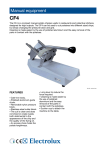 Electrolux CF4 User's Manual