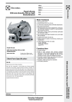 Electrolux (MSG25B) User's Manual