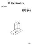 Electrolux EFC 980 User's Manual