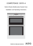 Electrolux D5701-4 User's Manual