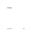 Electrolux B 99852G User's Manual
