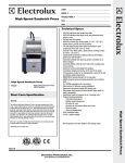 Electrolux 603542 User's Manual