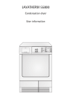 Electrolux 55800 User's Manual