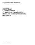 Electrolux 5553SD (PM5553HW3A) User's Manual
