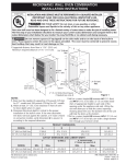 Electrolux EW27MC65JS Installation Instructions