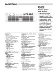 Electro-Voice P2000 User's Manual