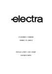 Electra Accessories U02002 230W/I User's Manual