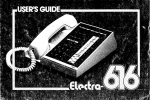 Electra Accessories Answering Machine 616 User's Manual