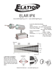 Elation Professional ELAR IPX User's Manual