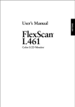 Eizo L461 User's Manual