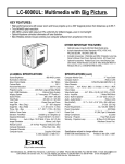 Eiki LC-6000UL User's Manual