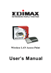 Edimax Technology Wireless LAN Access Point User's Manual