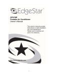 EdgeStar AP410W User's Manual