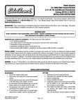 Edelbrock 65732 User's Manual