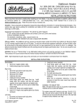 Edelbrock 65012 User's Manual