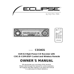 Eclipse - Fujitsu Ten CD3431 User's Manual