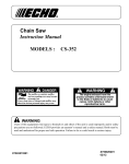 Echo X750020201 User's Manual