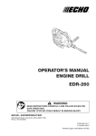 Echo X750-005 User's Manual