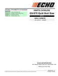 Echo QV-670 User's Manual