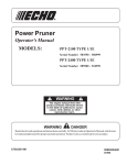 Echo PPT-2400 User's Manual
