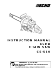Echo CS-510 User's Manual