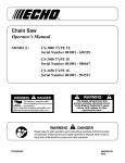 Echo CS-3000 User's Manual